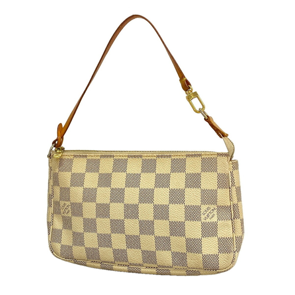 Louis Vuitton Damier Azur Pochette Accessoires N41207 White Women's Bag/Pouch
